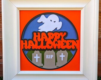 3D HAPPY HALLOWEEN SVG