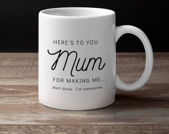 Funny Mum Mug | Mother's Day Coffee Cup Gift