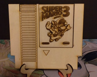 Super Mario Bros 3 Nes Vector SVG Laser Cutter File for wood