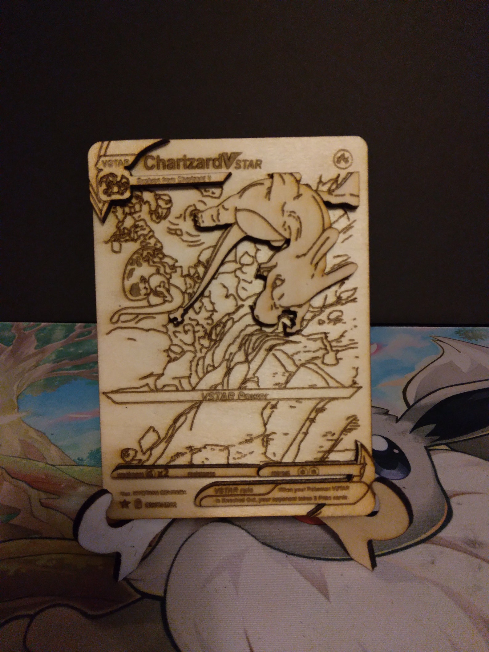 Charizard Vstar Pokemon Card Vector SVG Laser Cutter File for Wood - Etsy