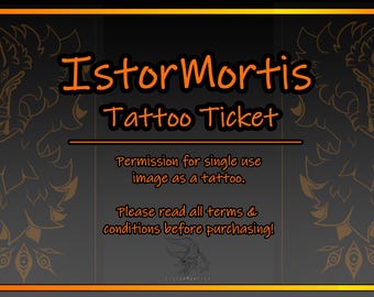 Tattoo Ticket Pass