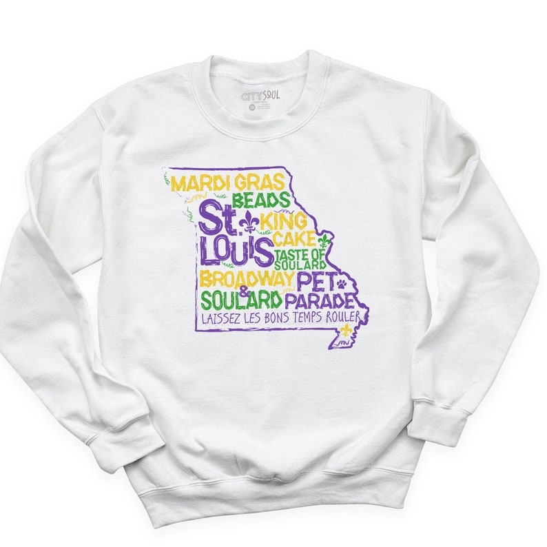 mardi gras sweatshirt toddler