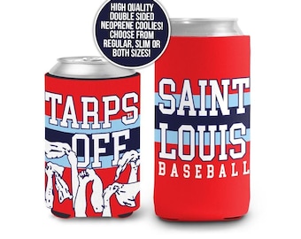 Tarps Off Can Coolers: St. Louis Baseball Fans (3 Sizes Available)