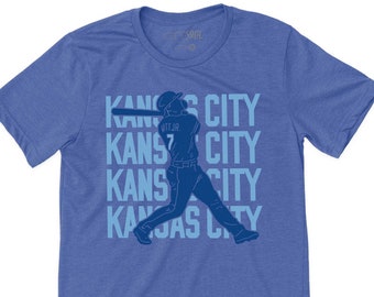 Kansas City Baseball Heart Shirt - Witt Jr. Fan Tee KC baseball favorite player witt