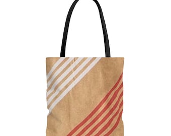 Brennen Sie Tasche Muster AOP Einkaufstasche