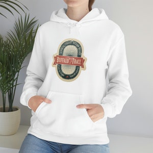 Buffalo Trace Unisex Schwere Mischung Kapuzen-Sweatshirt Bild 7