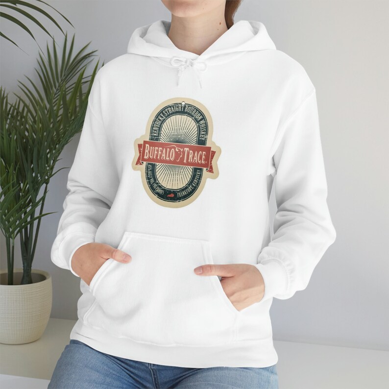 Buffalo Trace Unisex Schwere Mischung Kapuzen-Sweatshirt Bild 7