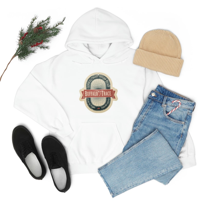 Buffalo Trace Unisex Schwere Mischung Kapuzen-Sweatshirt Bild 8