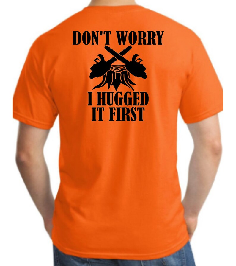 Patriot Hi Vis, Construction Shirt, Funny, Carpenter, Don't Worry I Hugged It First, American