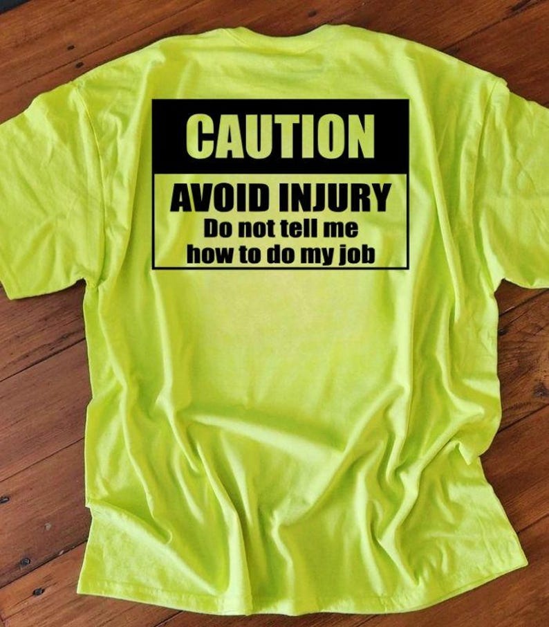 Hi Vis Construction Shirt: Funny Carpenter Tee - American Flag immagine 1