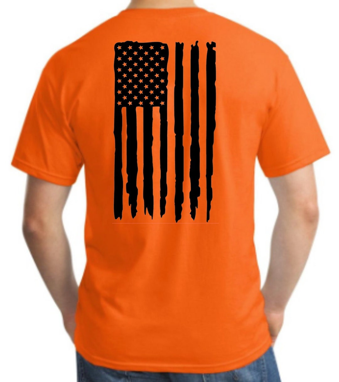 Patriot Hi Vis, Construction Shirt, American Flag, Hi Vis, American
