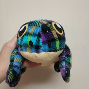 Frog Stuffed Animal Plush Toy Handmade