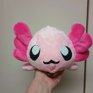 READY-MADE Axolotl Stuffed Animal Plush Toy Handmade