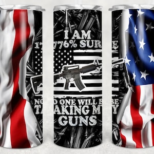 First Amendment Sublimation Tumbler wrap 20oz and 30oz tapered and straight png