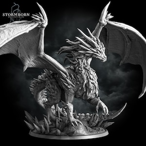 Frost Dragon - Stormborn Collectibles | Highly Detailed Miniature | Resin