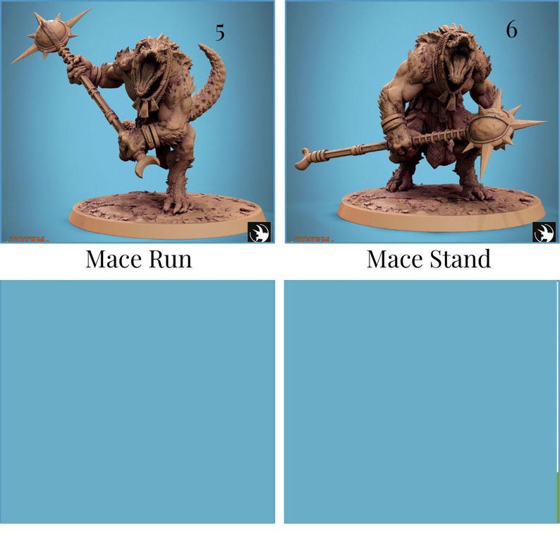 Lizardman Champion Dreadscale | 6 Styles | Rescale | Totem of the ...