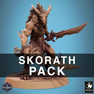 Monstrosity Nyarlok | Rescale | Fate Unbound | Resin | Fantasy | RPG | Tabletop Games | NPC | DnD | 5e | Miniature