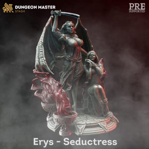 Erys - ヴァンパイアの誘惑者 - DM Stash - Blood from Stone | 樹脂 | ファンタジー | RPG | テーブルトップゲーム | キャラクターモデル | DnD | ロールプレイ