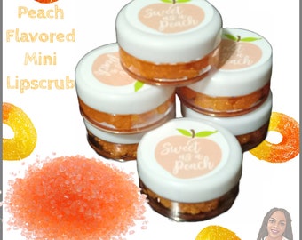 Peach Mini Lip Scrub