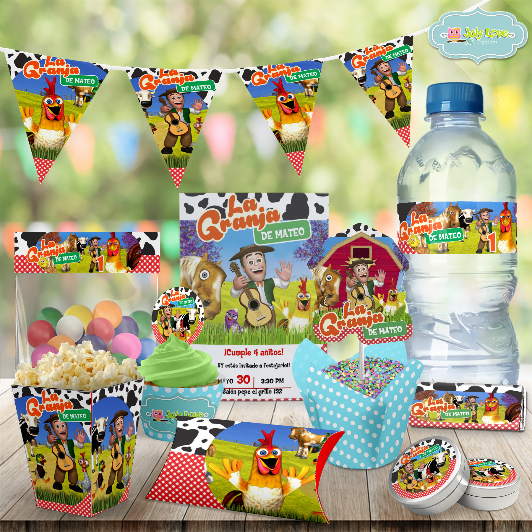 Printable Kit La Granja De Zenon - Etsy