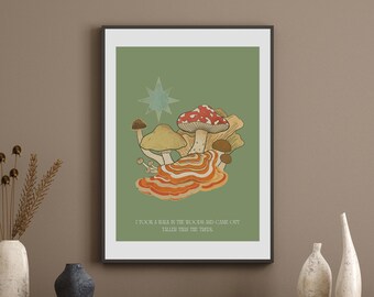 Enchanted Mushrooms - Pilz Poster, Pilz Poster, Pilz Poster, Pilz Poster, Pilz Poster, Pilz Poster, Pilz Zitat Druck