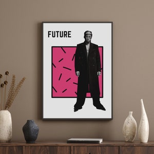 Future Printable Wall Art, Future Wall Art Print - Digital Download, Rapper Icon Artist Wall Art, Future Poster