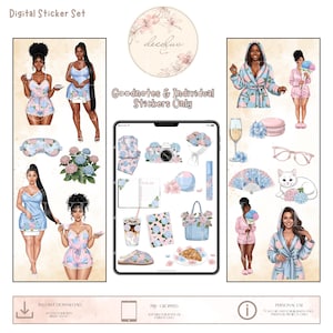 Hydrangea Spring Digital Stickers | Goodnotes Seasonal Planner Kit (Digital Download)