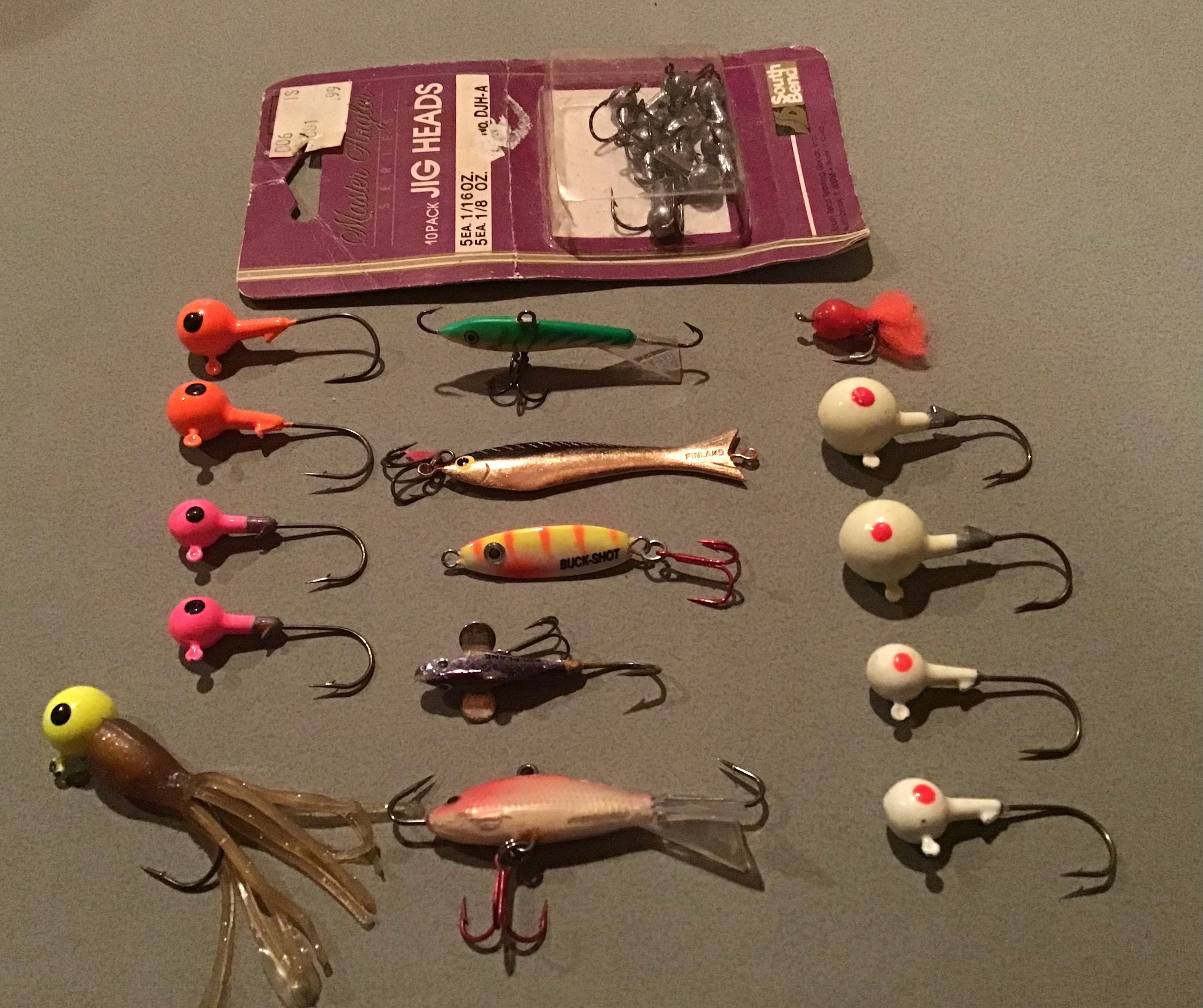 Fishing Lures for Ice Jigging, Rivers and Deep Waters. Old Tackle
