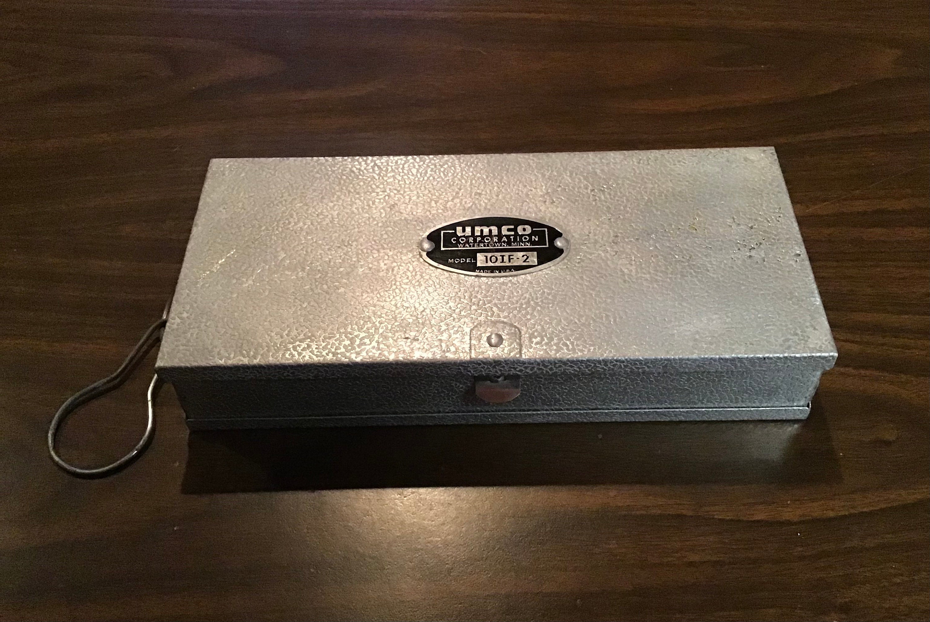 Rare Vintage Tackle Box for Collectors. Aluminum UMCO Fly Fishing