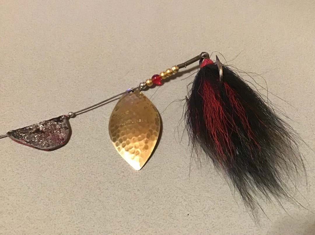 Appât De Pêche Vintage Luhr Jensen Cuillère à Thé Spinner – Pour Brochet, Bar, Doré