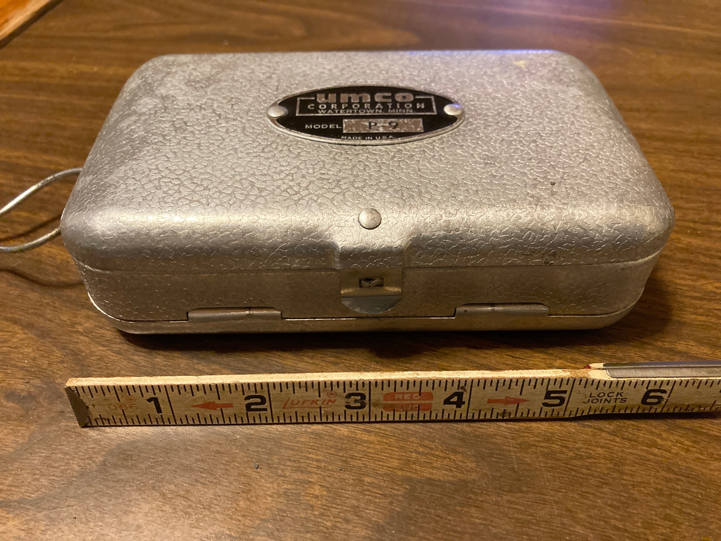 Old Collectable UMCO Tackle Box. Model P9 Fly Fishing Box With