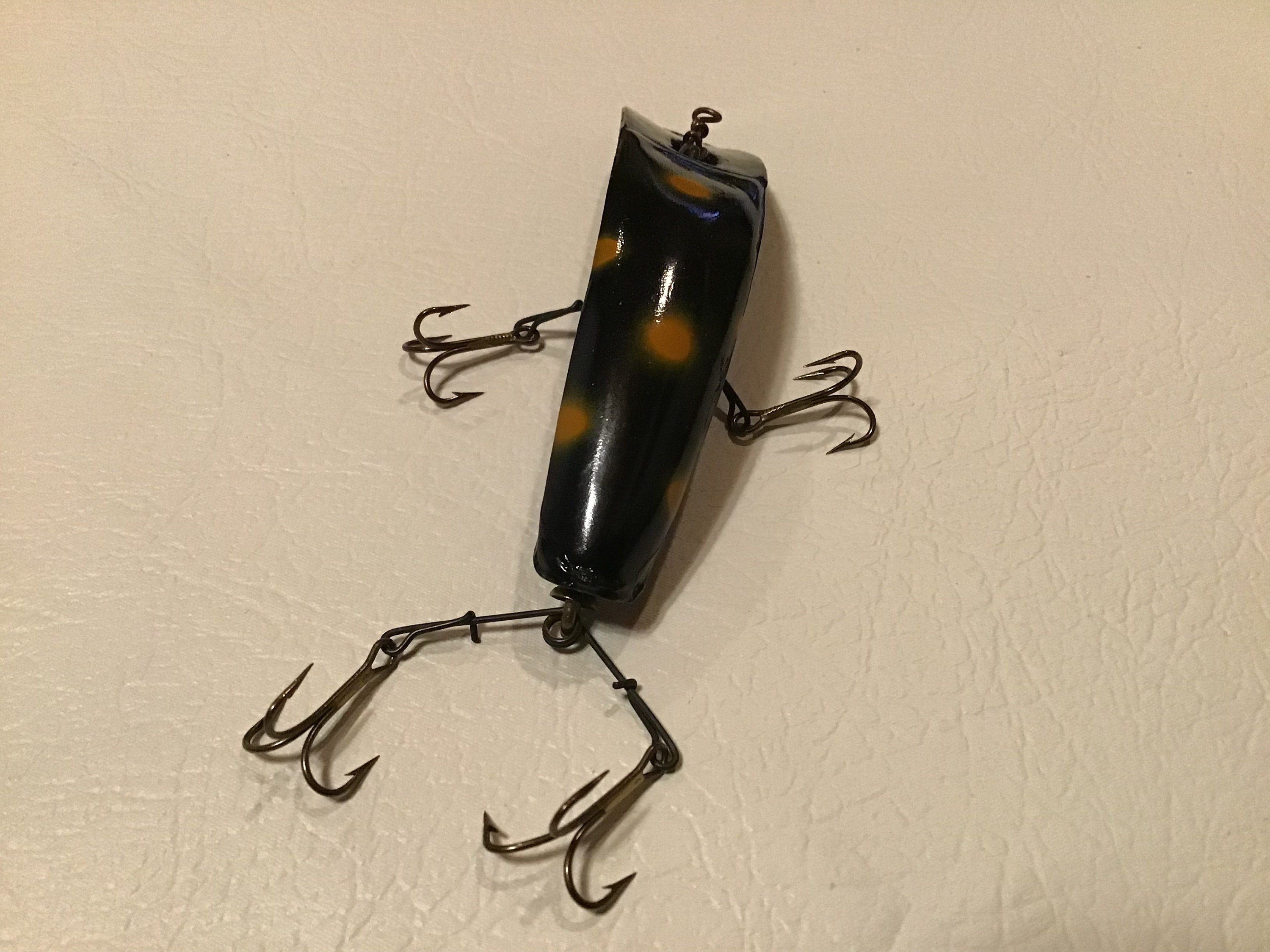 Creek Chub Flip Flap Frog Lure Glass Eye CCBCO Nice 