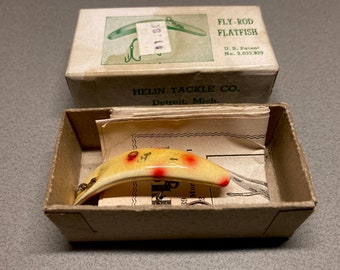 Vintage Fishing Lures, Collection of 5 Lures Vintage Wood Lures, fishing lure de