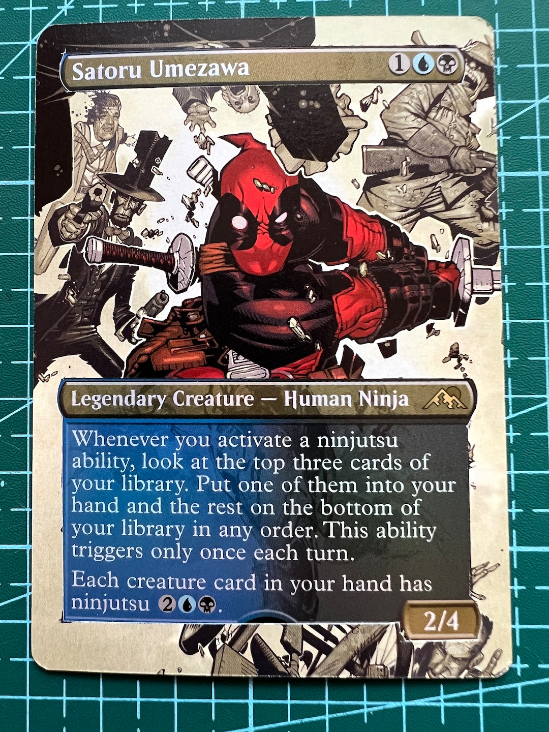 Satoru Umezawa Deadpool MTG Comic Peel Alter - Etsy Australia