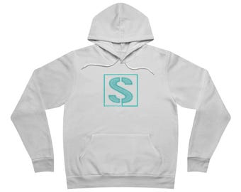 Hoodie met neon S-logo