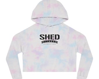 Womens Cropped Hooded Logo Sweatshirt