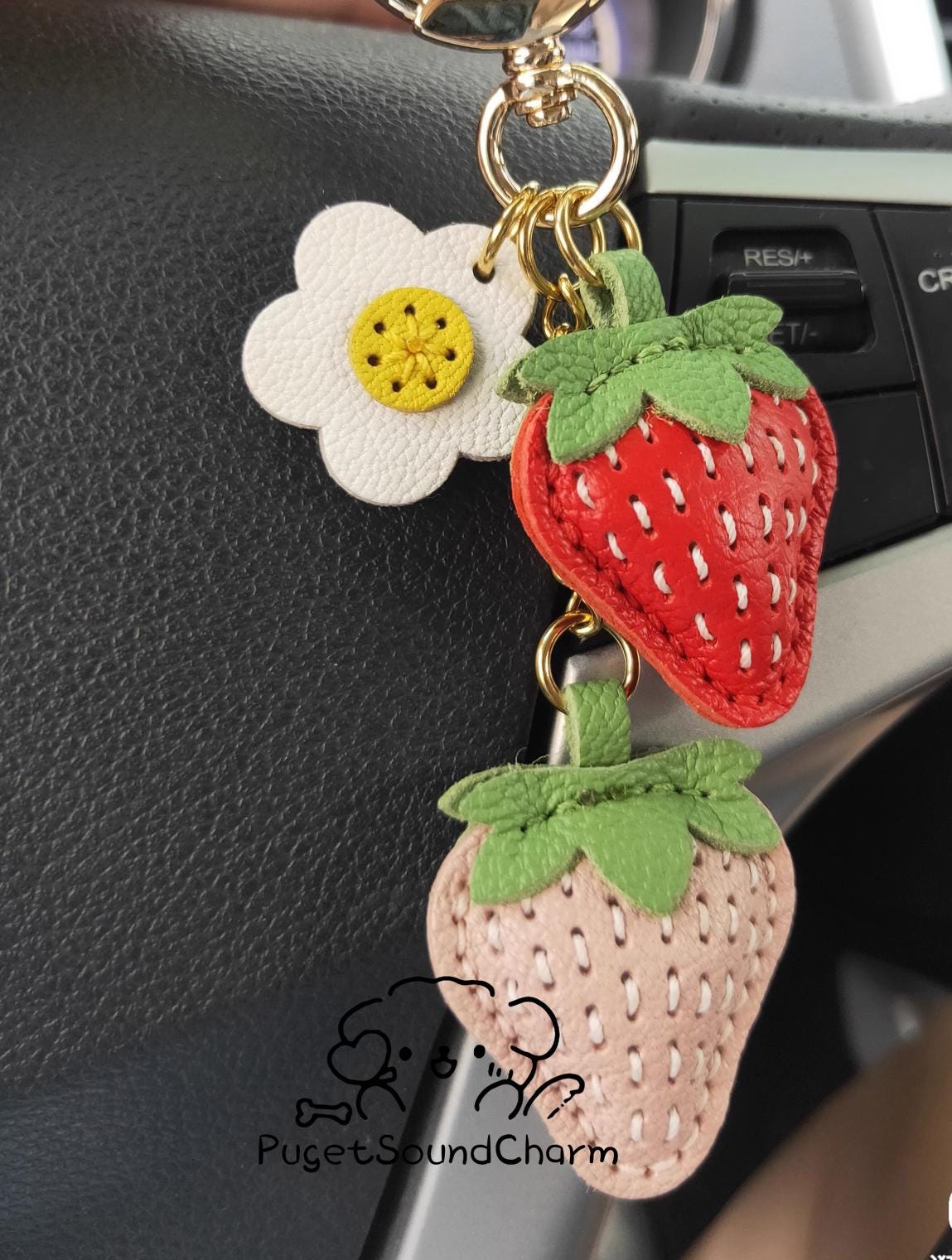 Erdbeere Geldbörse | Mini Fruit Schlüsselanhänge Produktbild-Vorschau 10