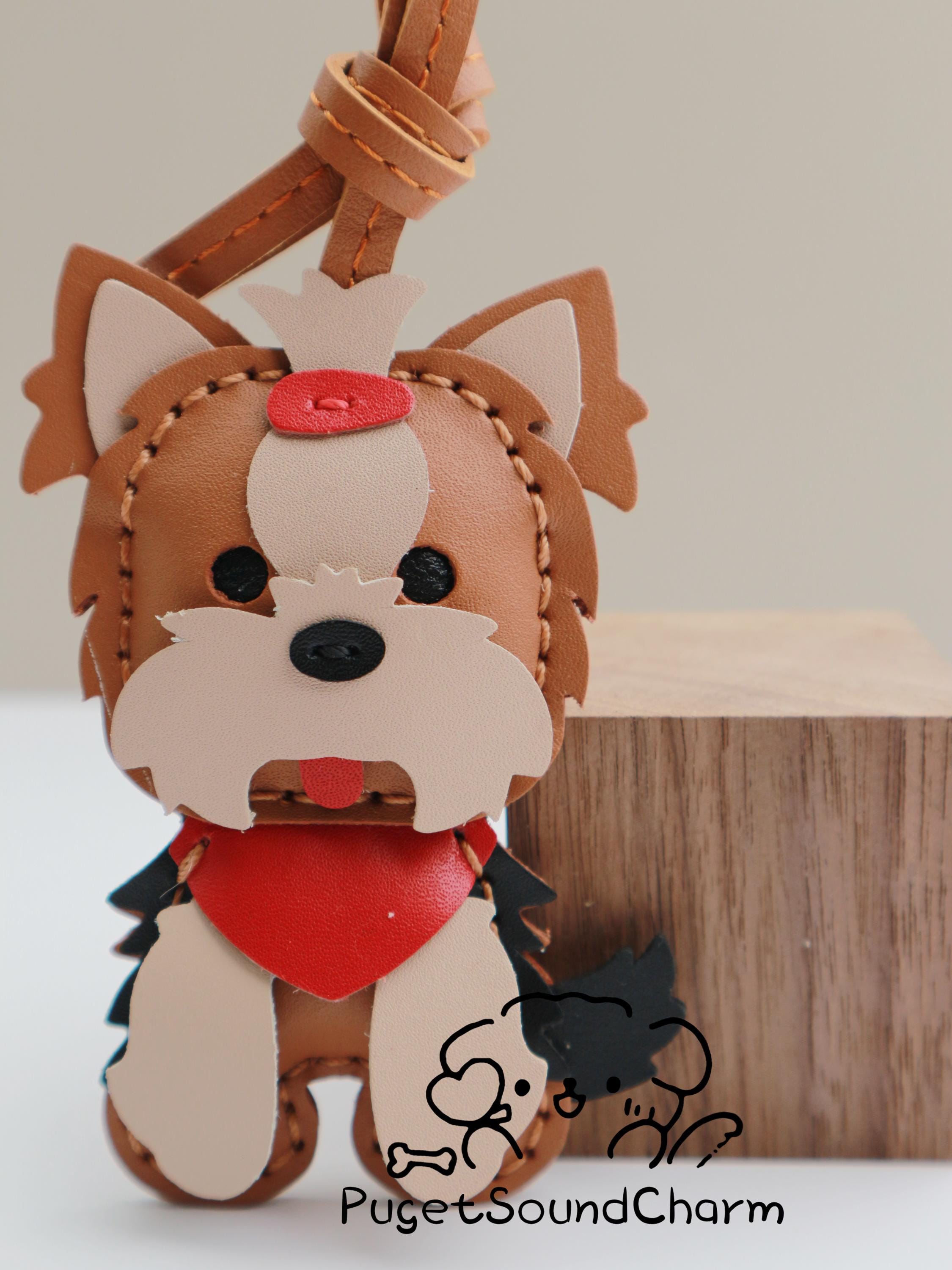 Labradoodle Dog Keyring Keychain Bag Charm Gift in Black Labradoodle Dog Keyring Keychain Bag Charm Gift in Black