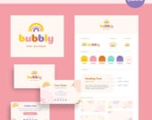 Pastel Canva Brand Kit: Editable Logo Templates (Digital Download)