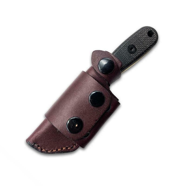 Handmade Custom Esee Izula I & II Leather Knife Sheath Scout Carry Sheath Vertical Horizontal Fixed Blade Carrier Belt Clip EDC Outdoor Camp