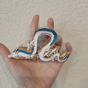 Cosplay dragon hair clip | anime hair clip| a gift for her| holiday gift|birthday gift| Special hair claw