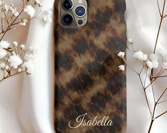 Schildpatt personalisierte robuste magnetische Telefon-Hülle | Handyhülle, MagSafe Kompatibel