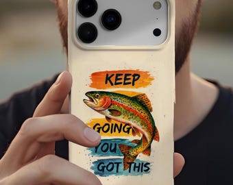 Motivational Trout iPhone MagSafe Case | Angler Gift