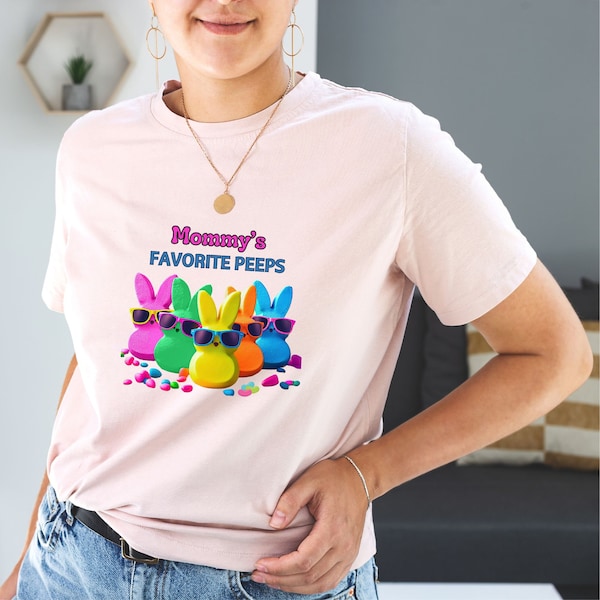 Mommy's Favorite Peeps, Grandma's Favorite Peeps, PNG, Sublimation Design, Easter PNG *NOTE Number Of Peeps Can't Be Changed