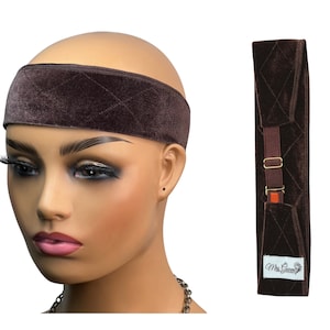 Velvet Wig Grip Headband: Adjustable, Non-Slip Wig Security