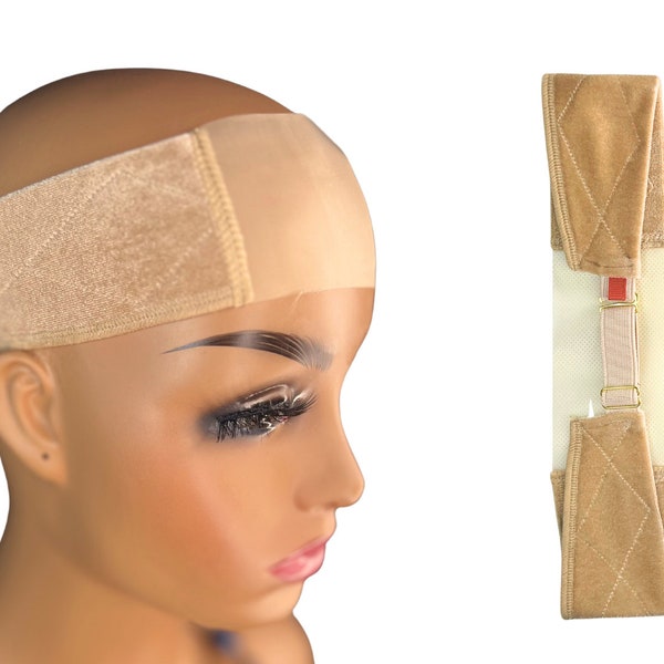 Non Slip Wig Grip Small Adjusts to Medium Headband Secures Wig Front 4in Silk Section Wear & Go Lace Wigs