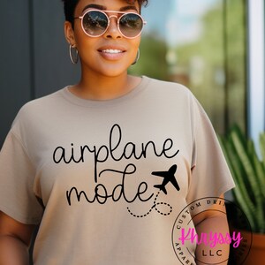 Airplane Mode Shirt - Airplane Shirt- Comfort Colors Unisex Shirt - Travel Shirt - Adventurer Gift - Gift for Traveler - Vacation Shirt