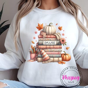 Just a Girl Who Loves Books T-Shirt | Bookworm Tee | Unisex Book Lover Apparel