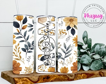 Mom Ever Floral Becher - Geschenk zum Muttertag