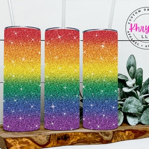 Rainbow Rhapsody 20oz Tumbler with Straw, 20oz Tumbler, 30oz Tumbler, Tumbler with Straw, Gift for Rainbow Lover, Gift for Her, Gift for Him